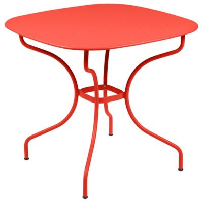 Fermob Opera+ Carronde Square Table - Color: Orange - 094645