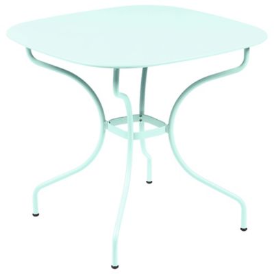 Fermob Opera+ Carronde Square Table - Color: Green - 0946A7