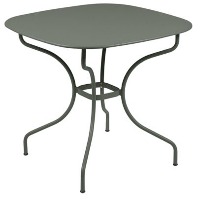 Fermob Opera+ Carronde Square Table - Color: Green - 094648