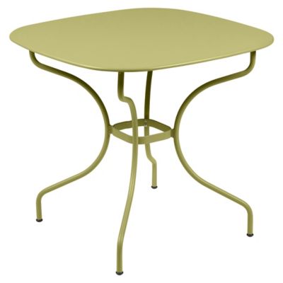 Fermob Opera+ Carronde Square Table - Color: Green - 094665