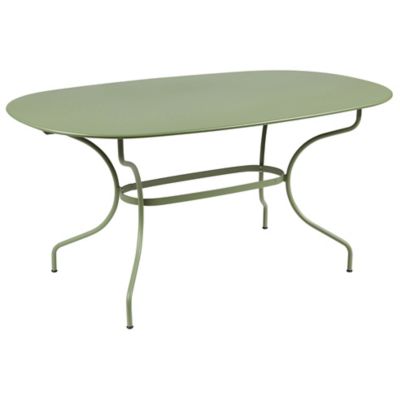 Fermob Opera+ Oval Dining Table - Color: Green - 094782