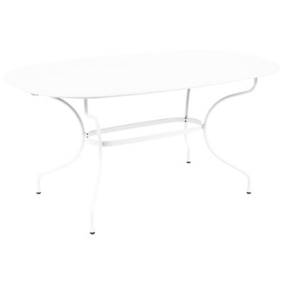 Fermob Opera+ Oval Dining Table - Color: White - 094701