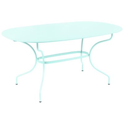 Fermob Opera+ Oval Dining Table - Color: Green - 0947A7