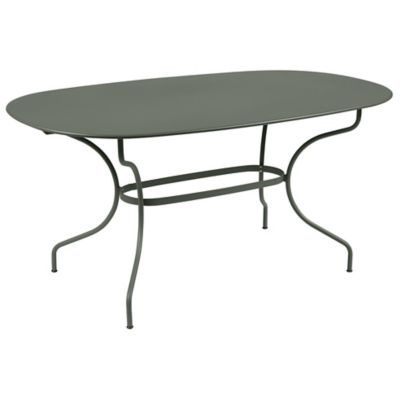 FRM2405418 Fermob Opera+ Oval Dining Table - Color: Green - 0 sku FRM2405418