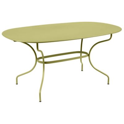 Fermob Opera+ Oval Dining Table - Color: Green - 094765