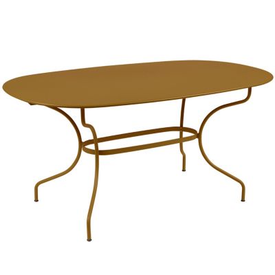 Fermob Opera+ Oval Dining Table - Color: Brown - 0947D2