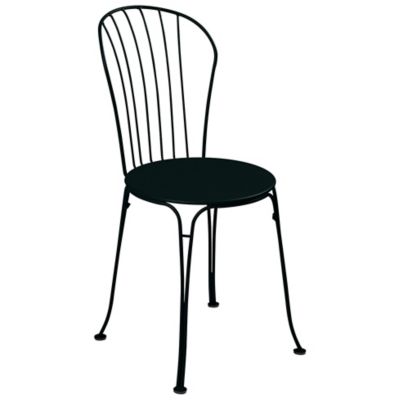 Fermob Opera+ Side Chair - Set of 2 - Color: Black - 091142