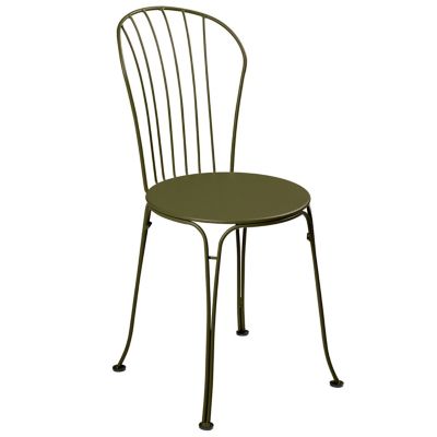 Fermob Opera+ Side Chair - Set of 2 - Color: Green - 0911D3