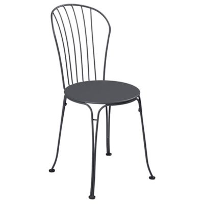 FRM2549438 Fermob Opera+ Side Chair - Set of 2 - Color: Black sku FRM2549438