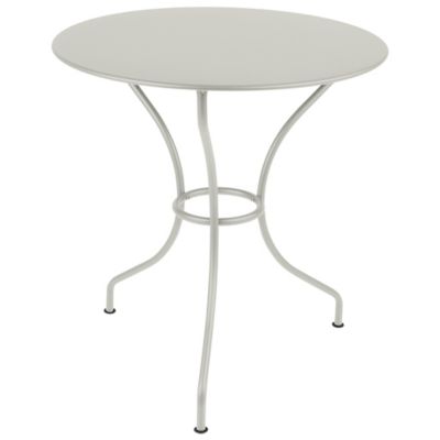 Fermob Opera+ Round Table - Color: Grey - Size: Small - 0949A5