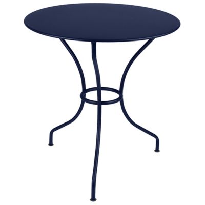 Fermob Opera+ Round Table - Color: Blue - Size: Small - 094992