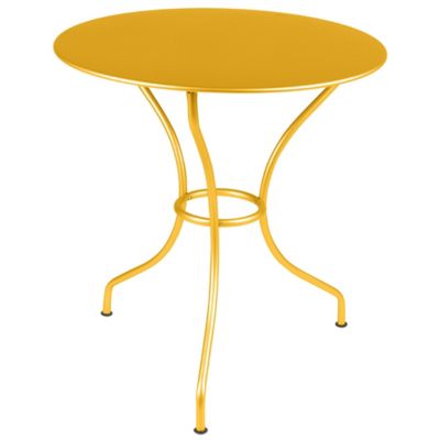 FRM2405474 Fermob Opera+ Round Table - Color: Yellow - Size:  sku FRM2405474