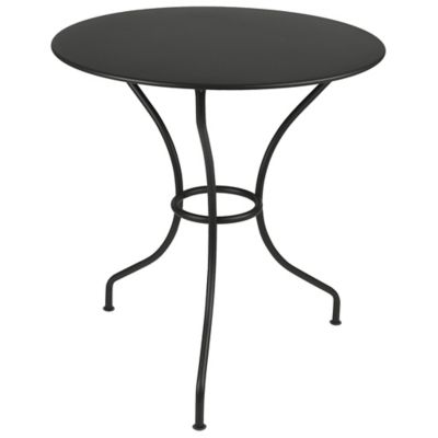 Fermob Opera+ Round Table - Color: Black - Size: Small - 094942