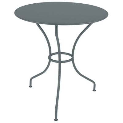 Fermob Opera+ Round Table - Color: Grey - Size: Small - 094926