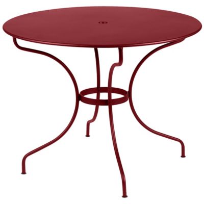 FRM2405460 Fermob Opera+ Round Table - Color: Red - Size: Med sku FRM2405460