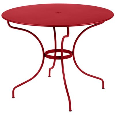 FRM2405493 Fermob Opera+ Round Table - Color: Red - Size: Med sku FRM2405493