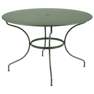 Fermob Opera+ Round Table - Color: Green - Size: Large - 095082