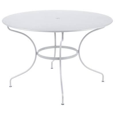 Fermob Opera+ Round Table - Color: White - Size: Large - 095001