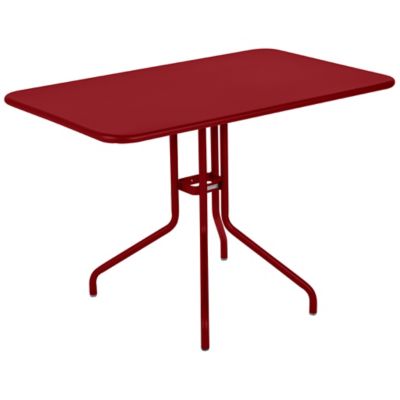 Fermob Petale Folding Rectangular Table - Color: Red - Size: Large - 723743