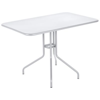 Fermob Petale Folding Rectangular Table - Color: White - Size: Large - 7237