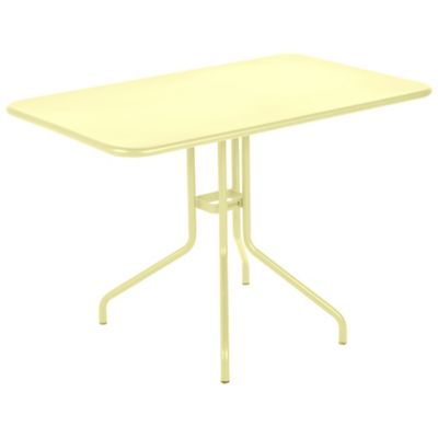 Fermob Petale Folding Rectangular Table - Color: Yellow - Size: Large - 723