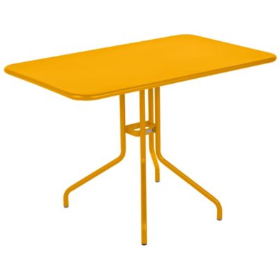 Fermob Petale Folding Rectangular Table - Color: Yellow - Size: Large - 723