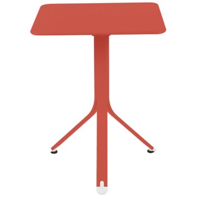 Fermob Resto Square Table - Color: Orange - 881345