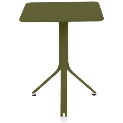 Fermob Resto Square Table - Color: Green - 8813D3