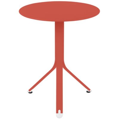 Fermob Resto Round Table - Color: Orange - 881045