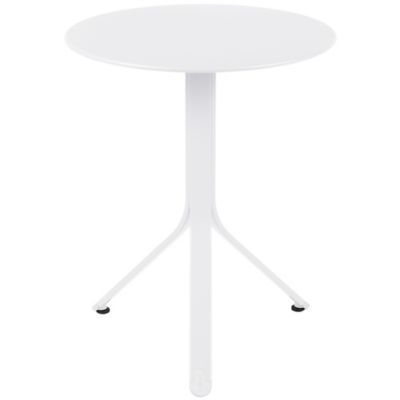 Fermob Resto Round Table - Color: White - 881001