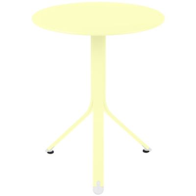 Fermob Resto Round Table - Color: Yellow - 8810A6