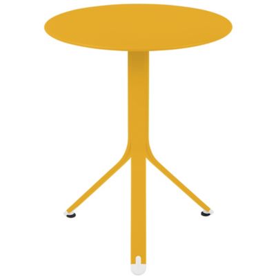 FRM2405806 Fermob Resto Round Table - Color: Yellow - 8810C6 sku FRM2405806