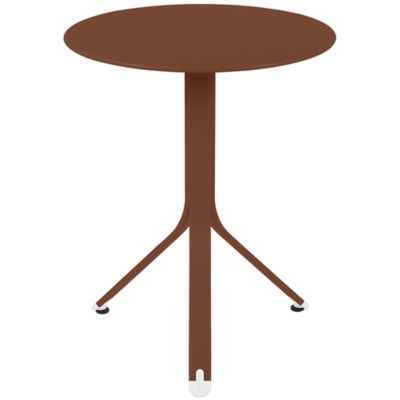 Fermob Resto Round Table - Color: Red - 881020