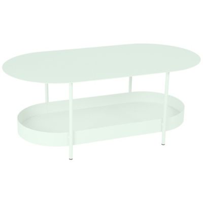 Fermob Salsa Oval Low Table - Color: Green - 3271A7