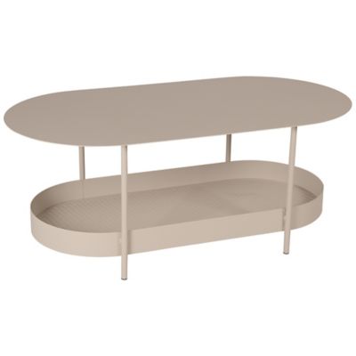 Fermob Salsa Oval Low Table - Color: Brown - 327114