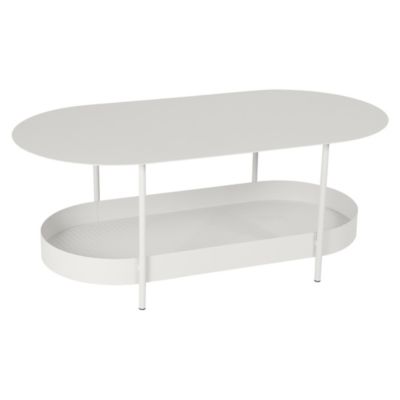 Fermob Salsa Oval Low Table - Color: Grey - 3271A5