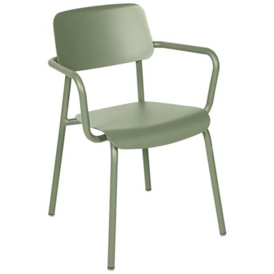 Fermob Studie Armchair - Set of 2 - Color: Green - 691282