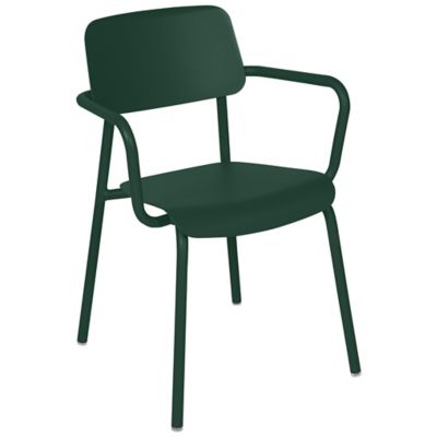 Fermob Studie Armchair - Set of 2 - Color: Green - 691202