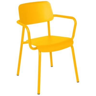 Fermob Studie Armchair - Set of 2 - Color: Yellow - 6912C6