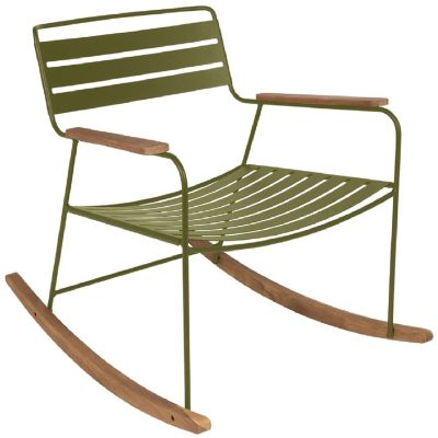 FRM2528084 Fermob Surprising Rocking Chair - Color: Green - 1 sku FRM2528084