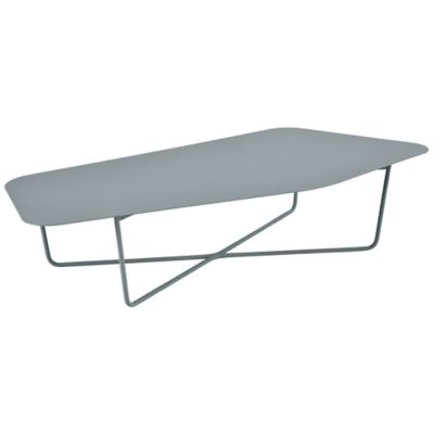 Fermob Ultrasofa Rectangular Low Table - Color: Grey - 625026