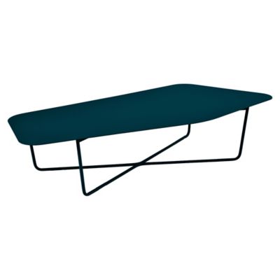 Fermob Ultrasofa Rectangular Low Table - Color: Blue - 625021