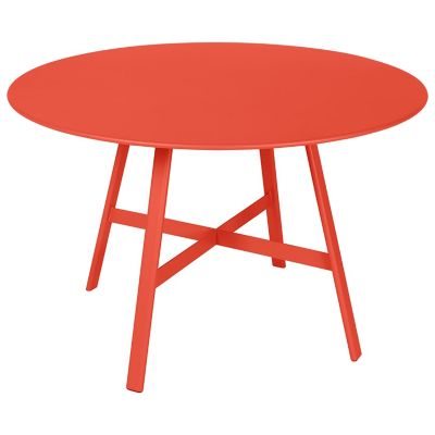 FRM2513364 Fermob SoO Round Coffee Table - Color: Orange - 32 sku FRM2513364