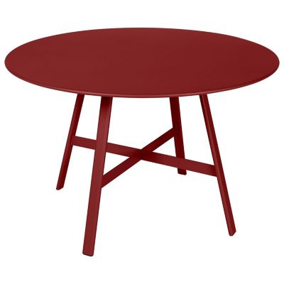 FRM2513366 Fermob SoO Round Coffee Table - Color: Red - 32614 sku FRM2513366