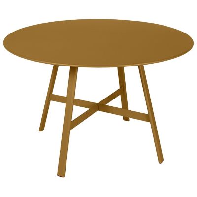 Fermob SoO Round Coffee Table - Color: Brown - 3261D2