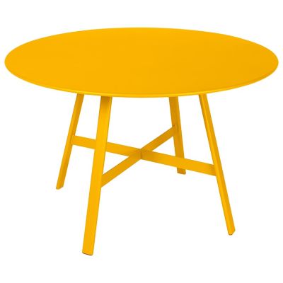 FRM2513372 Fermob SoO Round Coffee Table - Color: Yellow - 32 sku FRM2513372