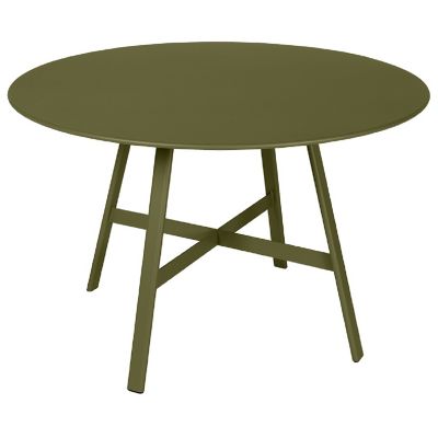 Fermob SoO Round Coffee Table - Color: Green - 3261D3