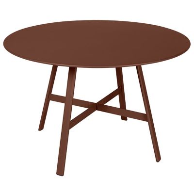 Fermob SoO Round Coffee Table - Color: Red - 326120