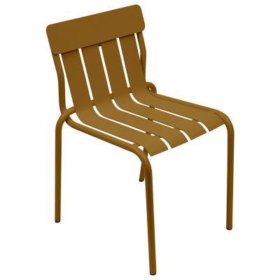 FRM2513385 Fermob Stripe Side Chair - Set of 2 - Color: Brown sku FRM2513385