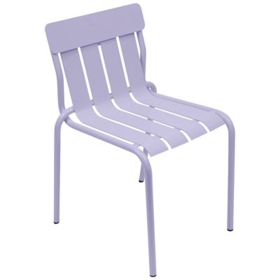 FRM2513386 Fermob Stripe Side Chair - Set of 2 - Color: Purpl sku FRM2513386